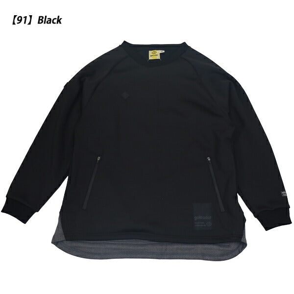 ゴレアドールgoleadorスムース裏起毛ボンディングレイヤードトレーニングウォームトレーナーGD-207