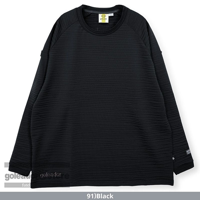 ゴレアドールgoleadorメンズナイロンストレッチトレーナーgd-224サッカーフットサルシンプルプラシャツ長袖ロングTシャツGD-224