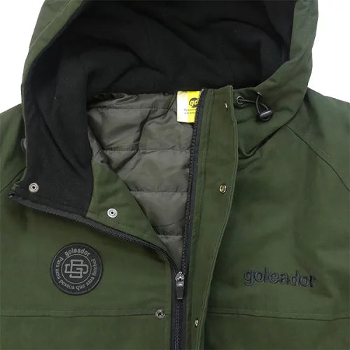 ゴレアドール goleador 中綿 ツイル/裏縦キルト モッズ ハーフコート GD-144 サッカー フットサル 防寒 ジャケット メンズ