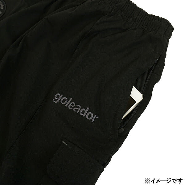 ゴレアドールgoleadorツイルストレッチセンタープリーツサイドカーゴテーパードジョガーパンツGD-145Nサッカーフットサルカジュアル普段着メンズ