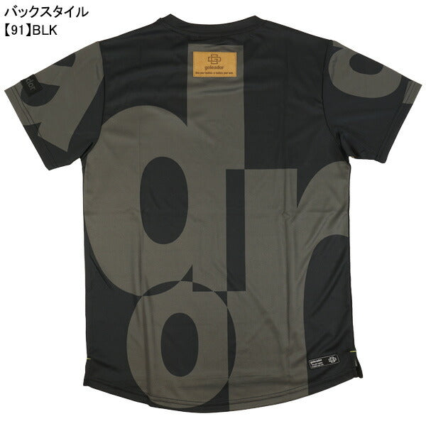 【ショップ限定エントリーでさらに+9倍】【ネコポス送料無料】ゴレアドールgoleadorプラクティス昇華ロゴletterプリントTシャツGD-162サッカーフットサルプラシャツ半袖メンズ