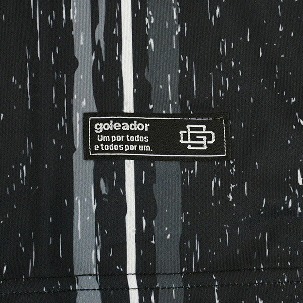 【ネコポス送料無料】ゴレアドールgoleadorプラクティス昇華フリーハンドストライププリントTシャツGD-163サッカーフットサルプラシャツ練習着メンズ
