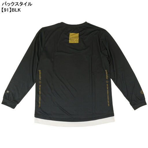 【ネコポス送料無料】ゴレアドールgoleador昇華グラデーションプラシャツL/SGD-166サッカーフットサル練習着長袖メンズ