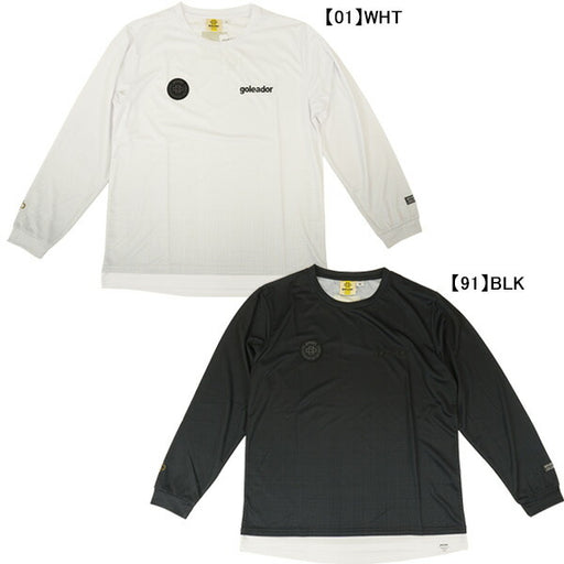 【ネコポス送料無料】ゴレアドールgoleador昇華グラデーションプラシャツL/SGD-166サッカーフットサル練習着長袖メンズ