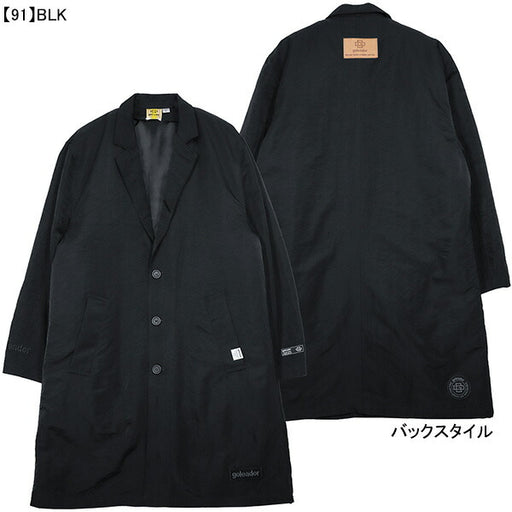 ゴレアドールgoleador高密度ナイロンワッシャー脱着中綿インナーベスト付きテーラードフィールドコートGD-177サッカーフットサルカジュアルメンズ