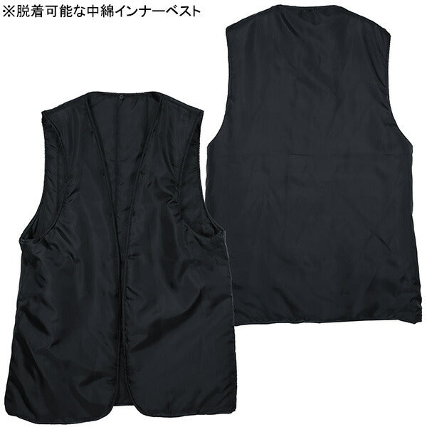 ゴレアドールgoleador高密度ナイロンワッシャー脱着中綿インナーベスト付きテーラードフィールドコートGD-177サッカーフットサルカジュアルメンズ