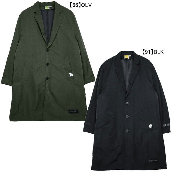 ゴレアドールgoleador高密度ナイロンワッシャー脱着中綿インナーベスト付きテーラードフィールドコートGD-177サッカーフットサルカジュアルメンズ