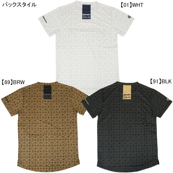 【ネコポス送料無料】ゴレアドールgoleadorIllusionPatternプラクティスTシャツGD-181サッカーフットサルプラシャツ半袖メンズ