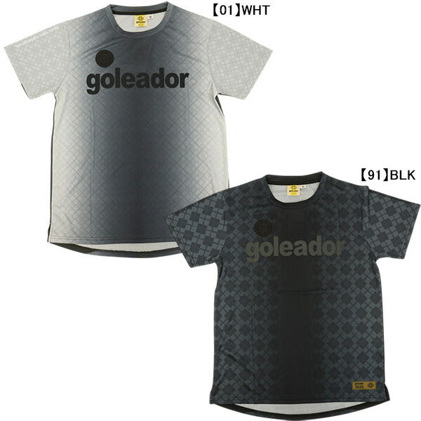【ネコポス対応可】ゴレアドールgoleador昇華ハンドフリーアーガイル柄グラデーションプラクティスシャツGD-203サッカーフットサル練習着メンズ