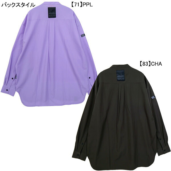 ゴレアドールgoleadorオーバーサイズバンドカラーハイパーストレッチ軽量ピステシャツGD-212サッカーフットサルカジュアルシャツメンズ