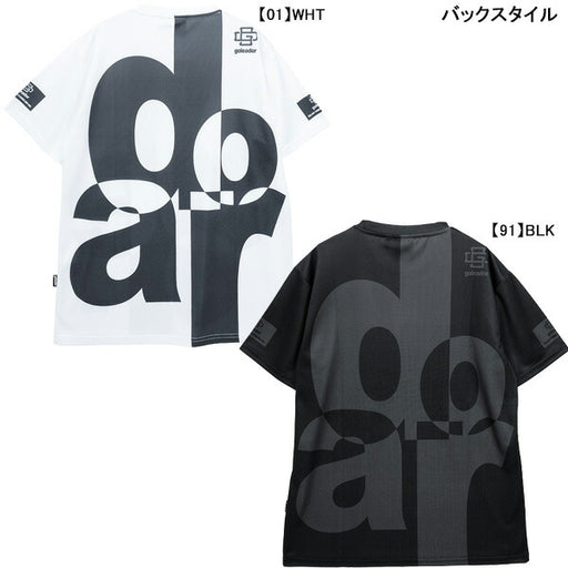 【ネコポス送料無料】ゴレアドールgoleadorプラクティス昇華goleador大柄文字TシャツGD-220サッカーフットサルプラシャツ半袖メンズ