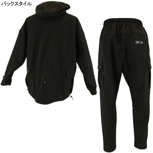 【上下セット】ゴレアドールgoleadorナイロンストレッチジャージフードZIPジャケットスリムジョッパーカーゴパンツGD-233/GD-235サッカーフットサル