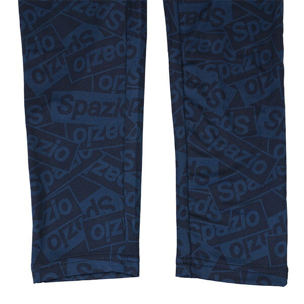 【ネコポス送料無料】スパッツィオSpazioジュニアエンボス柄ロングスパッツGE-0528サッカーフットサルインナースパッツロングタイツ練習着子供用