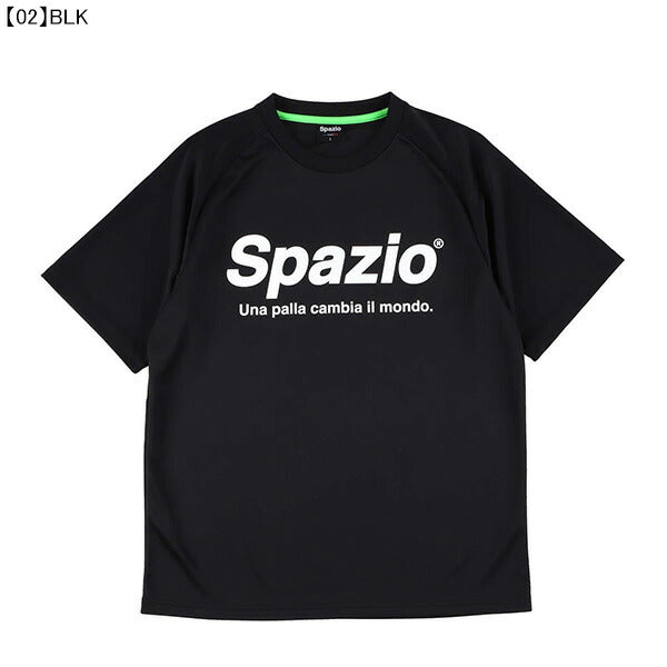 【ネコポス送料無料】スパッツィオspazio全胸ロゴプラシャツGE-0781サッカーフットサルプラクティスシャツTシャツ練習着メンズレディース男女兼用