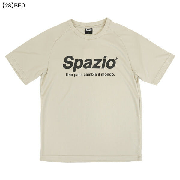 【ネコポス送料無料】スパッツィオspazio全胸ロゴプラシャツGE-0781サッカーフットサルプラクティスシャツTシャツ練習着メンズレディース男女兼用