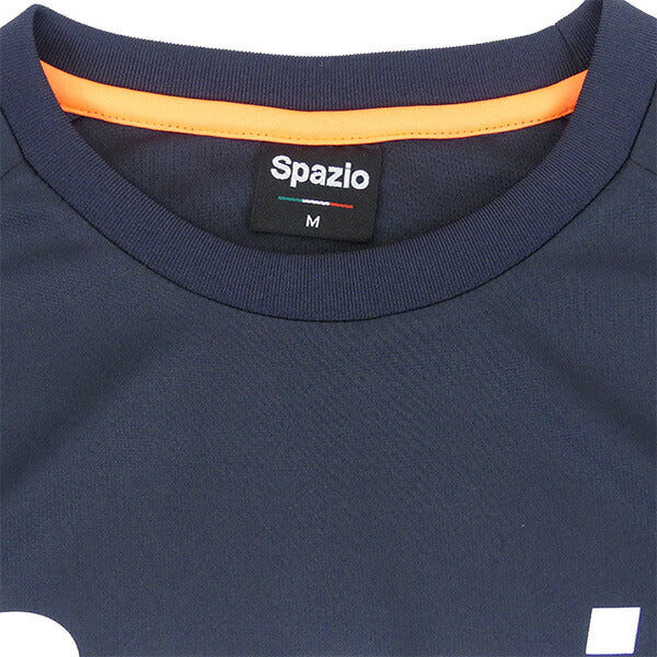 【ショップ限定エントリーでさらに+9倍】【ネコポス送料無料】スパッツィオspazio全胸ロゴプラシャツGE-0781サッカーフットサルプラクティスシャツTシャツ練習着メンズレディース男女兼用