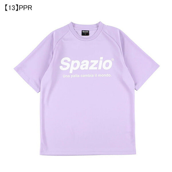 【ネコポス送料無料】スパッツィオSPAZIO全胸ロゴプラシャツGE-0781サッカーフットサルプラクティスシャツTシャツ練習着メンズ