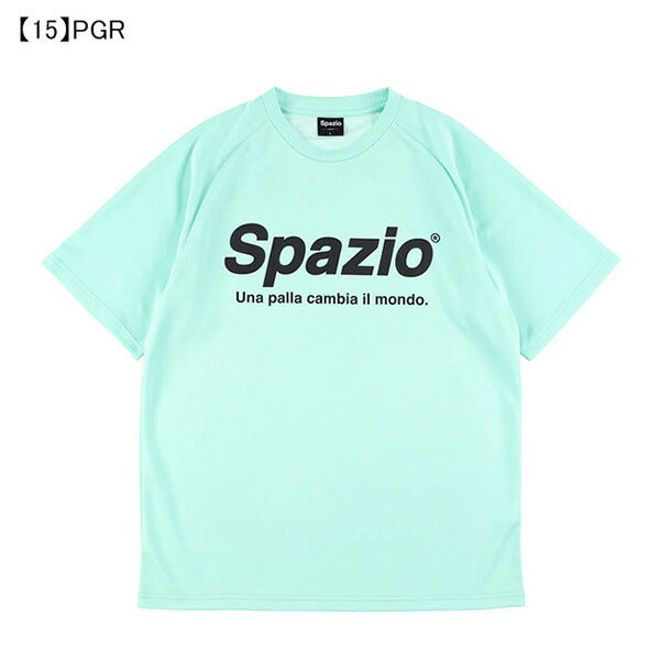 【ネコポス送料無料】スパッツィオSPAZIO全胸ロゴプラシャツGE-0781サッカーフットサルプラクティスシャツTシャツ練習着メンズ