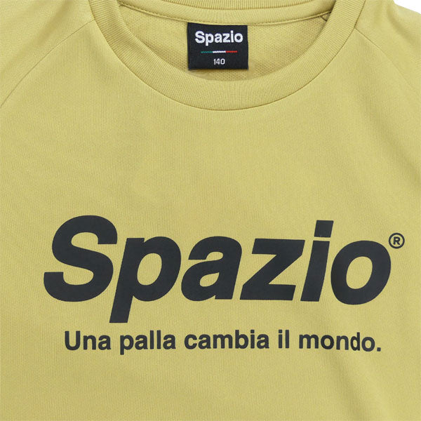 【ネコポス送料無料】スパッツィオSPAZIOジュニア全胸ロゴプラシャツGE0782-28サッカーフットサル半袖プラクティスシャツ練習着子供用110cm-160cm