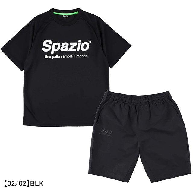 【上下セット】スパッツィオSPAZIOジュニア半袖上下セットGE0782-GE0758サッカーフットサルプラシャツハーフパンツ子供