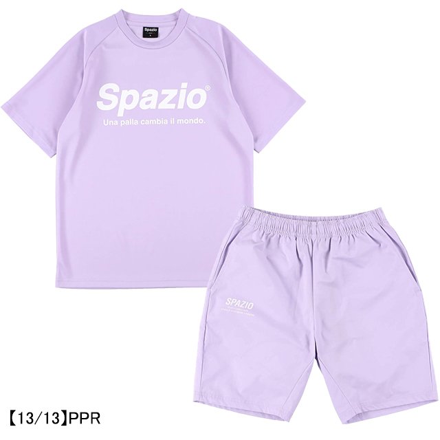 【ショップ限定エントリーでさらに+9倍】【上下セット】スパッツィオSPAZIOジュニア半袖上下セットGE0782-GE0758サッカーフットサルプラシャツハーフパンツ子供