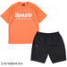 【上下セット】スパッツィオSPAZIOジュニア半袖上下セットGE0782-GE0758サッカーフットサルプラシャツハーフパンツ子供