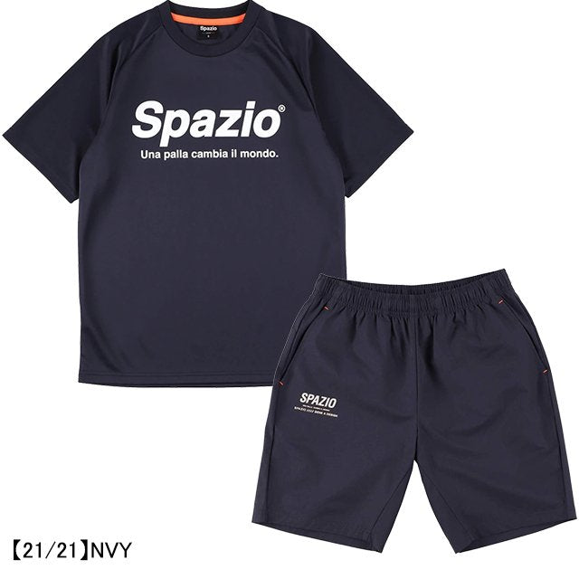 【ショップ限定エントリーでさらに+9倍】【上下セット】スパッツィオSPAZIOジュニア半袖上下セットGE0782-GE0758サッカーフットサルプラシャツハーフパンツ子供