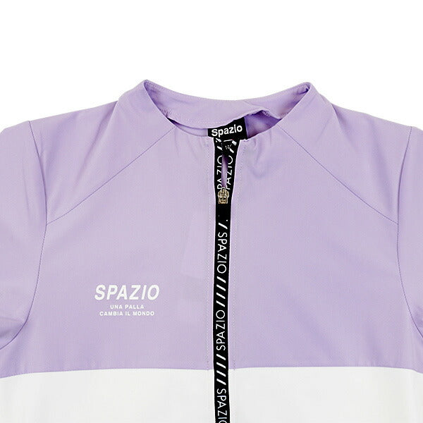 【ショップ限定エントリーでさらに+9倍】スパッツィオSpazioJr.ロングジップジャケットGE-0823サッカーフットサルトレーニングジャケットフルジップ練習着子供用