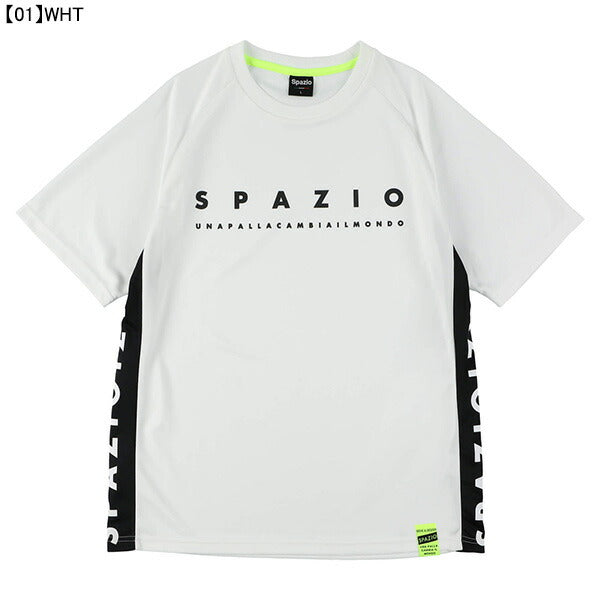 【ショップ限定エントリーでさらに+9倍】【ネコポス送料無料】スパッツィオSpazioジュニアロゴプラシャツGE-0831サッカーフットサルプラクティスシャツ半袖練習着子供用