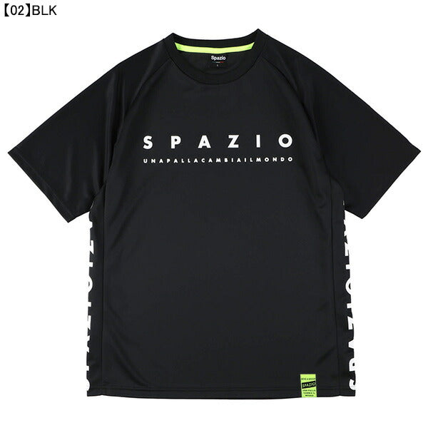 【ショップ限定エントリーでさらに+9倍】【ネコポス送料無料】スパッツィオSpazioジュニアロゴプラシャツGE-0831サッカーフットサルプラクティスシャツ半袖練習着子供用