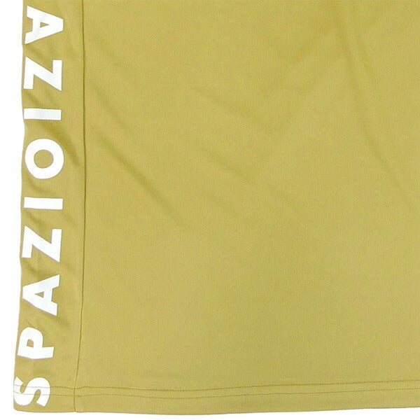 【ショップ限定エントリーでさらに+9倍】【ネコポス対応可】スパッツィオspazioジュニアロゴプラシャツGE0831-28サッカーフットサルプラクティスシャツ半袖練習着ベージュ子供用