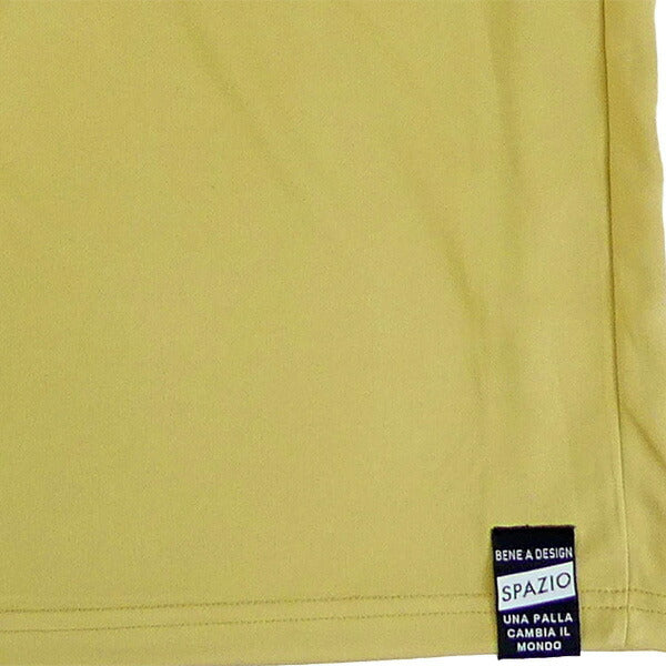 【ショップ限定エントリーでさらに+9倍】【ネコポス対応可】スパッツィオspazioジュニアロゴプラシャツGE0831-28サッカーフットサルプラクティスシャツ半袖練習着ベージュ子供用