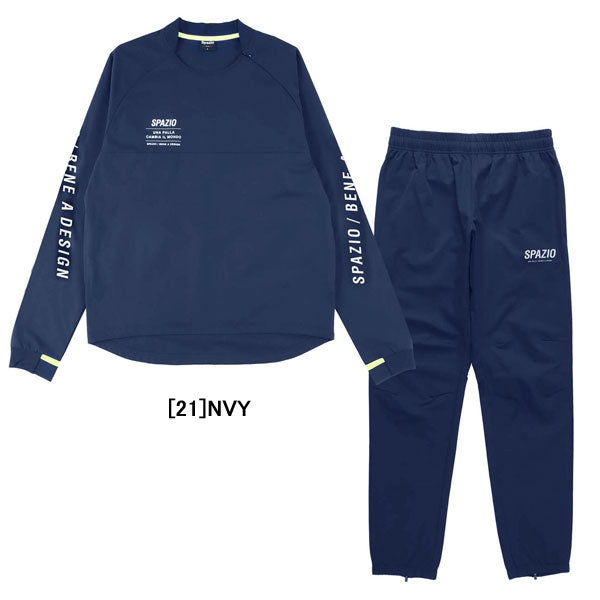 【ショップ限定エントリーでさらに+9倍】スパッツィオspazioジュニアJr.ピステジャージGE0837サッカーフットサルトレーニングウェア上下セット長袖ピステトップロングパンツ練習着子供用