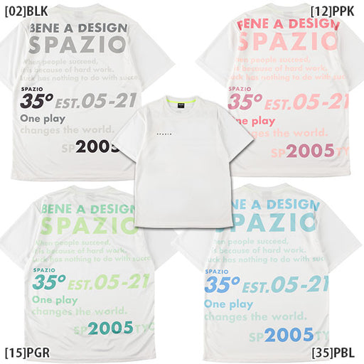 【ショップ限定エントリーでさらに+9倍】【ネコポス送料無料】スパッツィオspazioジュニアJr.SPAZIOブロックロゴプラシャツGE-0909サッカーフットサル半袖子供用