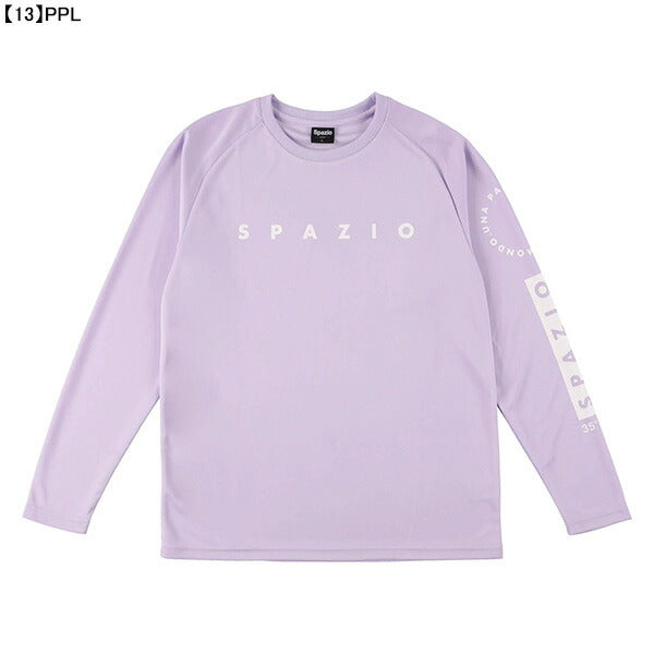 【ショップ限定エントリーでさらに+9倍】【ネコポス送料無料】スパッツィオspazioジュニアJr.サークルロゴロングプラシャツGE-0915サッカーフットサル長袖練習着子供用日焼け予防