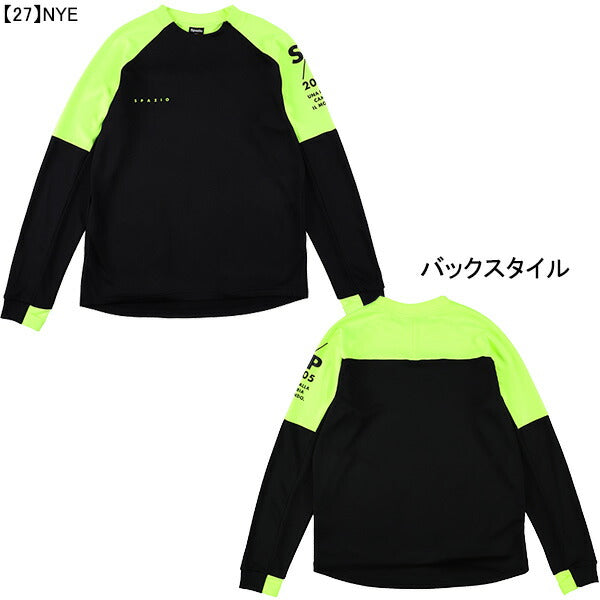 【ネコポス送料無料】スパッツィオspazio袖パネルミッドトレーニングトップGE-0928サッカーフットサルメンズ