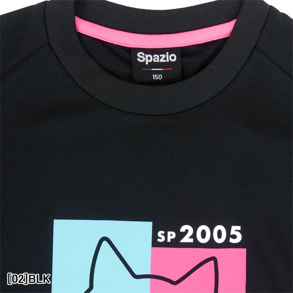 【ネコポス送料無料】スパッツィオspazioジュニアPIPPOロングプラシャツGE-0949サッカーフットサル子供用長袖プラクティスシャツ練習着