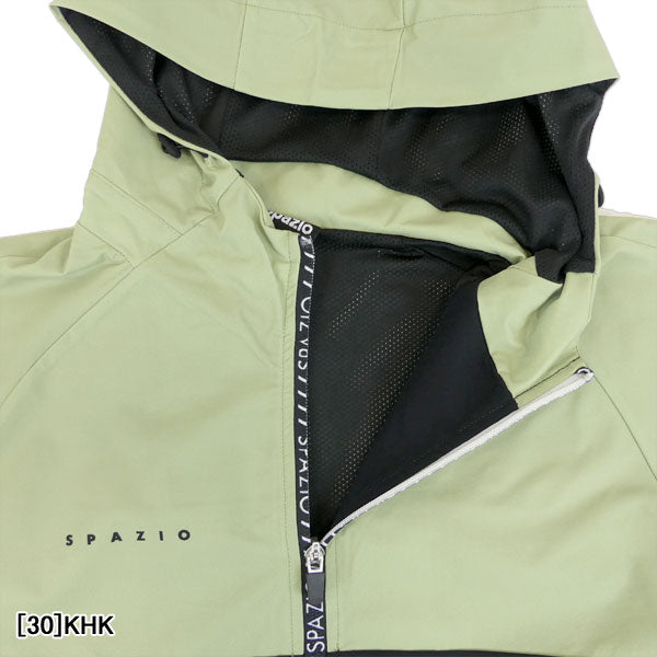 スパッツィオspazioジュニアグラデーション裏メッシュワイドジップパーカーGE-0965サッカーフットサル子供用ウインドブレーカーフード付き