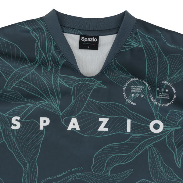 【ネコポス送料無料】スパッツィオSpazioVネックオーバーサイズプラシャツ24SSGE0971サッカーフットサル半袖プラクティスシャツメンズ