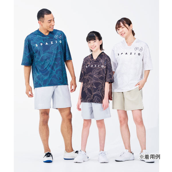 【ネコポス送料無料】スパッツィオSpazioVネックオーバーサイズプラシャツ24SSGE0971サッカーフットサル半袖プラクティスシャツメンズ