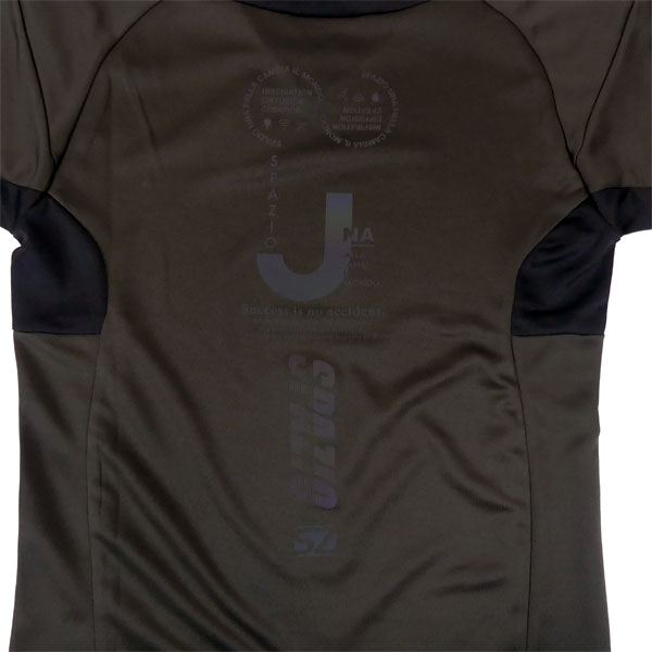 【ショップ限定エントリーでさらに+9倍】【ネコポス送料無料】スパッツィオSpazioジュニアキーネック切り替えメッシュプラ24SSGE0979サッカーフットサル練習着子供用