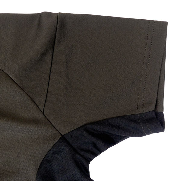 【ショップ限定エントリーでさらに+9倍】【ネコポス送料無料】スパッツィオSpazioジュニアキーネック切り替えメッシュプラ24SSGE0979サッカーフットサル練習着子供用