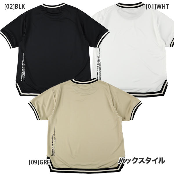 【ショップ限定エントリーでさらに+9倍】【ネコポス送料無料】スパッツィオSpazioジュニアラインリブオーバープラ24SSGE0984サッカーフットサル半袖プラクティスシャツ子供用