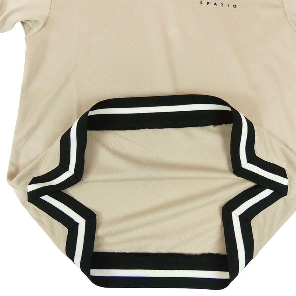 【ショップ限定エントリーでさらに+9倍】【ネコポス送料無料】スパッツィオSpazioジュニアラインリブオーバープラ24SSGE0984サッカーフットサル半袖プラクティスシャツ子供用