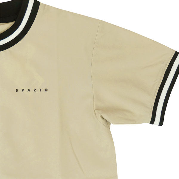 【ショップ限定エントリーでさらに+9倍】【ネコポス送料無料】スパッツィオジュニアリブオーバー半袖ピステ24SSSpazioGE0985サッカーフットサルトレーニングトップ子供用