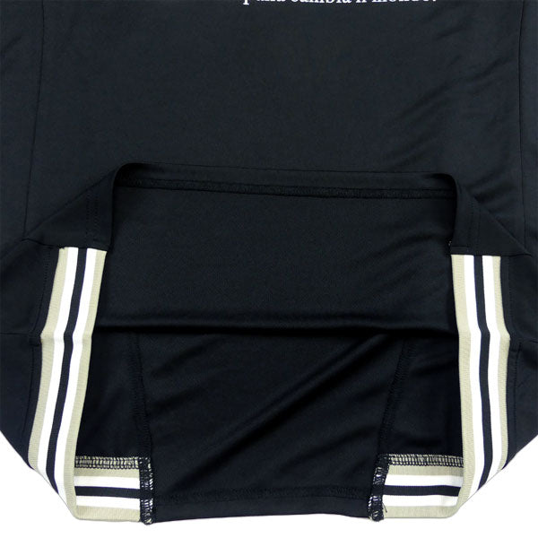 【ネコポス送料無料】スパッツィオspazioラインリブ長袖プラシャツGE1006サッカーフットサル接触冷感練習着メンズ