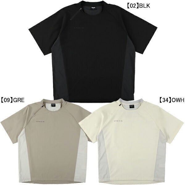 【ショップ限定エントリーでさらに+9倍】【ネコポス送料無料】スパッツィオSpazioジュニアドットメッシュ切替半袖ピステGE-1012サッカーフットサル子供用