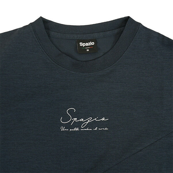 【ネコポス送料無料】スパッツィオSpazioオーバーサイズアシンメトリーTシャツGE-1030サッカーフットサルメンズ