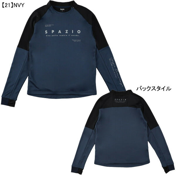 スパッツィオSpazio袖パネルミッドトレーニングトップGE-1036サッカーフットサル練習着長袖メンズ