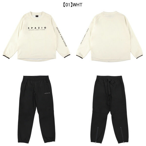 スパッツィオSpazioジュニア裏メッシュピステ上下セットGE-1041サッカーフットサルトレーニングウェア子供用